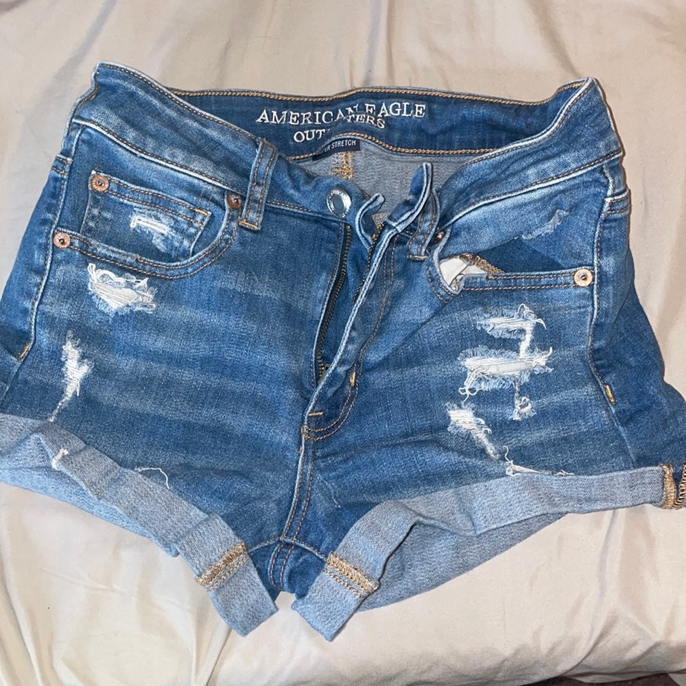 Hi-Rise Shortie Shorts